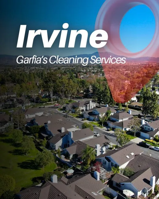 Irvine California residential neighborhood aerial view