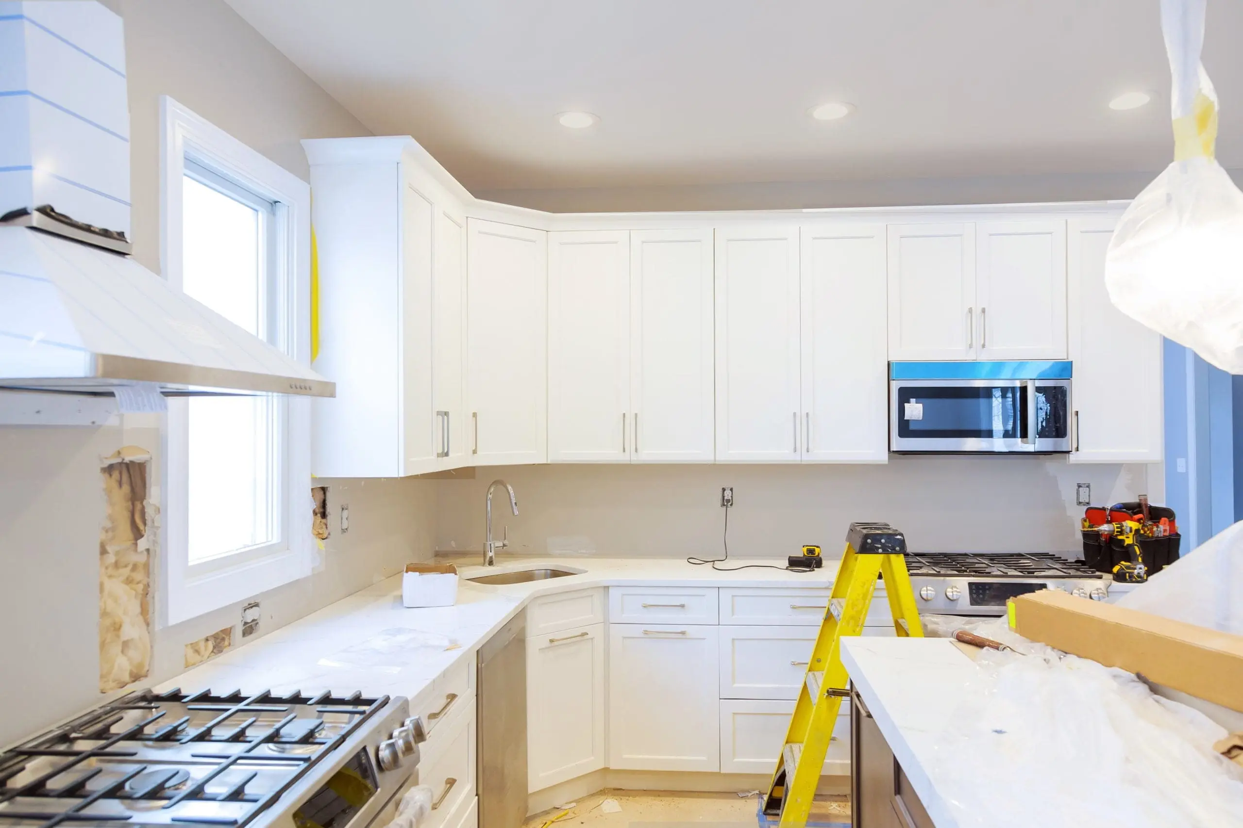 Post-construction cleaning crew in Orange County